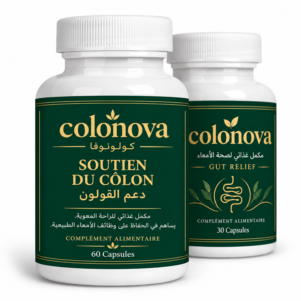 1 Colon support and 1 gut health support