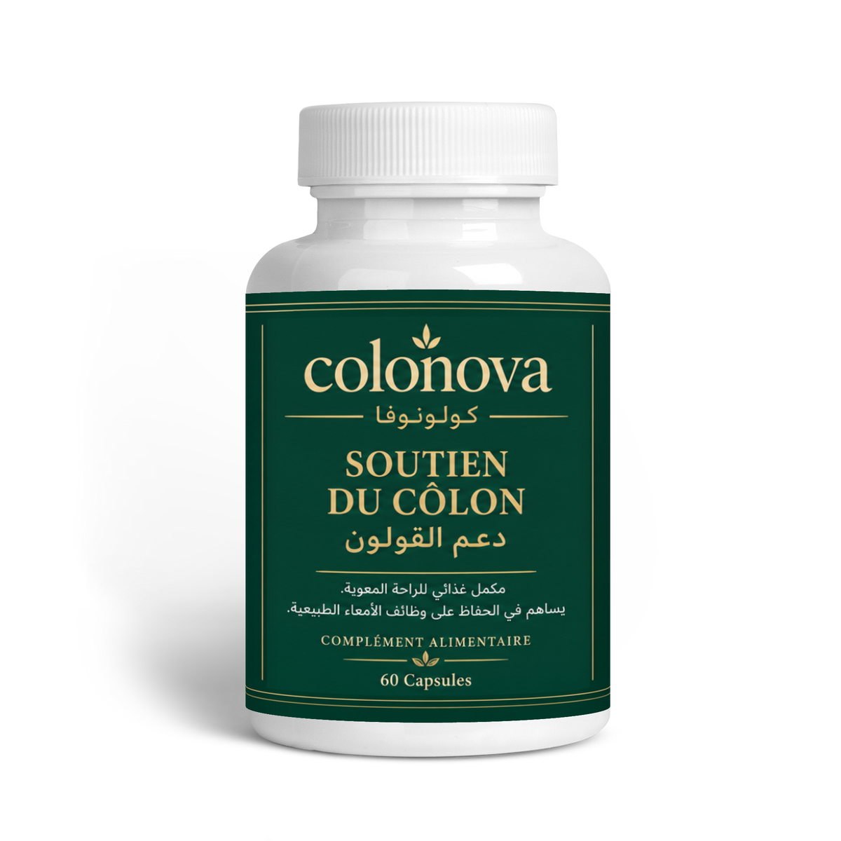1 Colon support and 2 gut health support